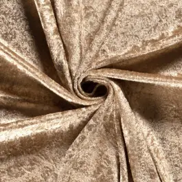 Tijdelijk Beschikbaar Velours de panne camel