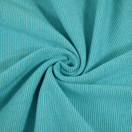 50x70cm boordstof gestreept 1mm turquoise Hoge Kwaliteit