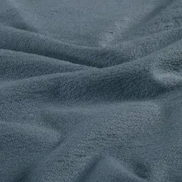 Terry crêpe uni indigo Gereduceerde Prijs