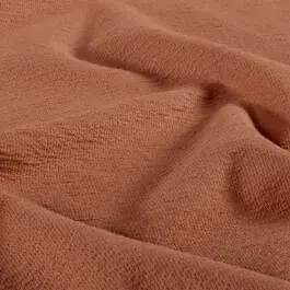 Tijdelijk Beschikbaar Terry crêpe uni roodhout