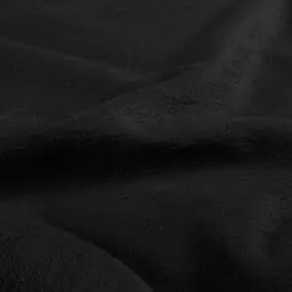 Terry crêpe uni zwart Koop Vandaag