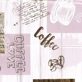 Tafelzeil bedrukt harten offwhite Weekendaanbieding