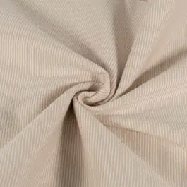 Bestel Nu Boordstof gestreept 1mm lichtroze/offwhite