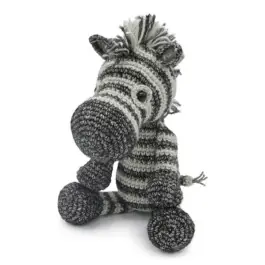 Flitsaanbieding Haakpakket dirk zebra - amigurumi diy kit