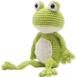 Haakpakket vinny kikker - amigurumi diy kit Laatste Versie