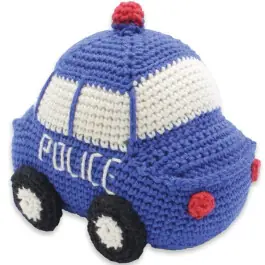 Haakpakket politieauto - amigurumi diy kit Aanbieding
