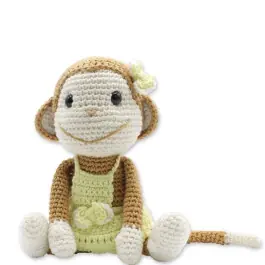 Haakpakket aapje nikki - amigurumi diy kit Merkproduct