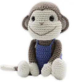 Haakpakket aapje bryan - amigurumi diy kit Beperkte Voorraad