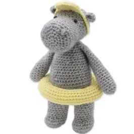 Haakpakket henny nijlpaard - amigurumi diy kit Nu Kopen
