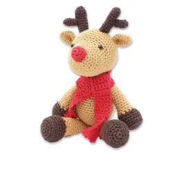 Snelle Levering Haakpakket rudolf rendier - amigurumi diy kit