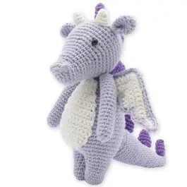 Tijdelijk Beschikbaar Haakpakket draak syl - amigurumi diy kit