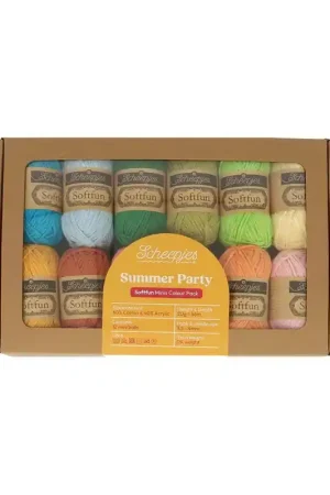 Scheepjes Softfun colour pack 12x20g - 1st - Summer Party 24940 Beste Prijs