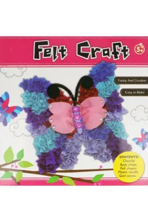 VILTPAKKET AMIGURUMI VOOR KINDEREN VLINDER Gecertificeerd