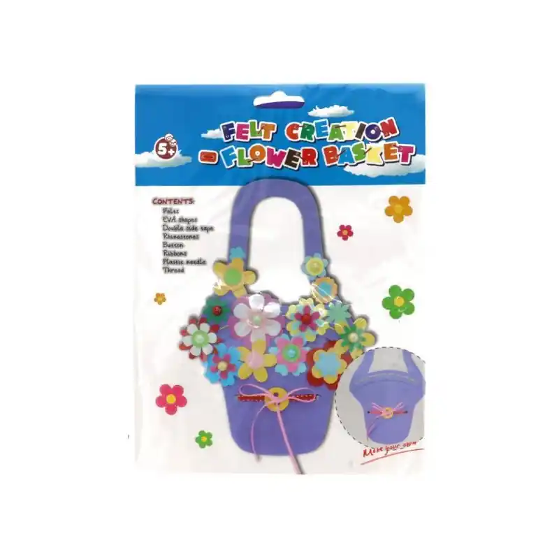 VILTPAKKET VOOR KINDEREN BLOEMENMAND Superprijs