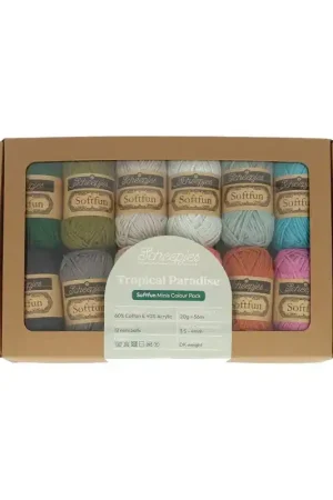 Scheepjes Softfun colour pack 12x20g Trop. Paradise 24939 Meest Verkocht