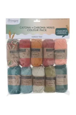 Aanbieding Scheepjes Catona en Chroma colour pack 10x25g - Harvest T 24963