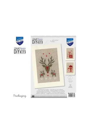 Wenskaart kit Kerst set van 3 Art nr. PN-0157727 Shop Nu