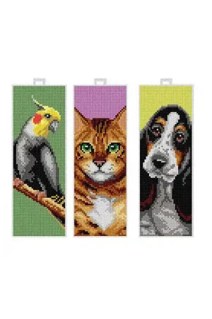 7896 Borduur telpakket Dieren set van 3 Bestseller