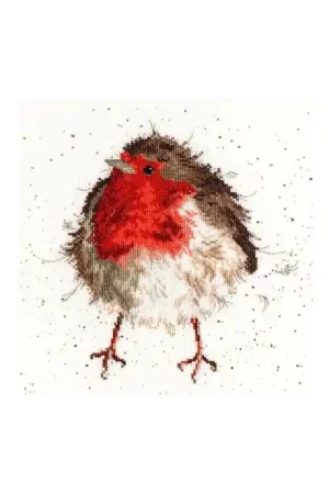 Aanbieding Bothy Threads borduurpakket Jolly Robin roodborst XHD5