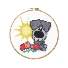 Populair Woezel borduurpakket 17cm van PAKO 076.271049