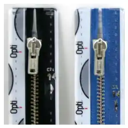 Laatste Kans 16cm niet deelbare rits metaal zilverkleurig M40 van OPTI 001.8053.16