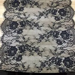 70-75cm breed bloemenkant band met wimpers 3m lang Populair