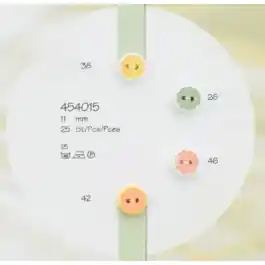 Citrus 2-gats knoop 11mm 454015 van UNION KNOPF Snelle Levering