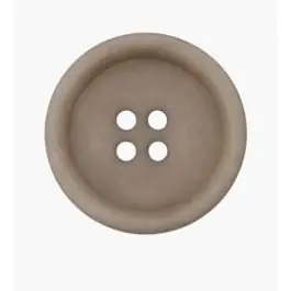 Corozo vier gaten knoop grijs van UNION KNOPF 0049493 012 0076 Beperkt Aanbod