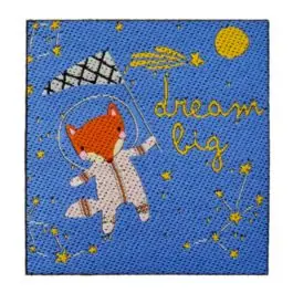 Dream Big 6x6cm applicatie van UNION KNOPF 6450.0068 Aanbieding