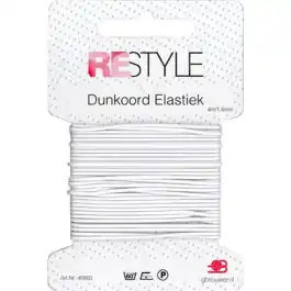 Dagaanbieding Dunkoord elastiek 1,4mm van RESTYLE 015.40960