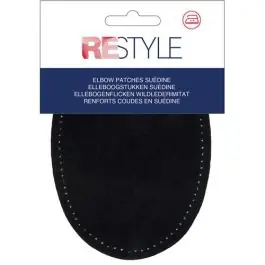 Betaalbaar Elleboogstukken suèdine 14 cm x 9,5 cm van Restyle-h 015.79152