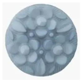 Dagaanbieding Knoop met bloemen blauw van UNION KNOPF 453920 kleur 64