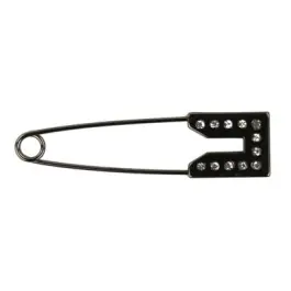 Kiltspeld met strass steentjes 80mm donkergrijs van RESTYLE 016.10635 Betaalbaar