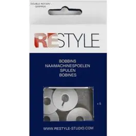 Fabrieksprijs Naaimachinespoelen dubbele omloopgrijper metaal 21.8x9mm ReStyle-R 015.16002