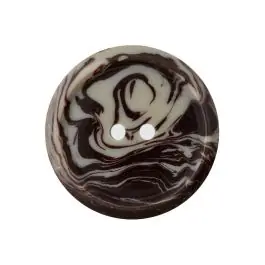 Actieprijs Polyester knoop 2-gaats gemeleerd grijs UNION KNOPF 0453473 0076