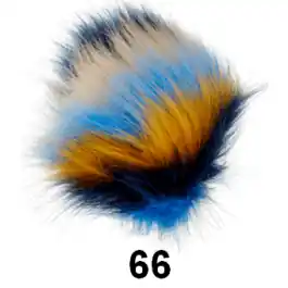 Weekendaanbieding Pompon kunstbont 11cm van UNION KNOPF 5201