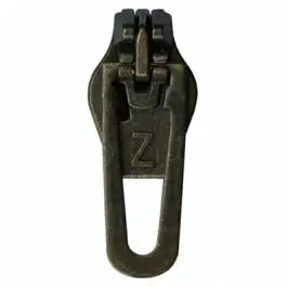 Ritssluiting 5A brons voor deelbare plastic blokjesritsen van ZlideOn 081.10517 \\/ PN-0008370 Hoge Kwaliteit