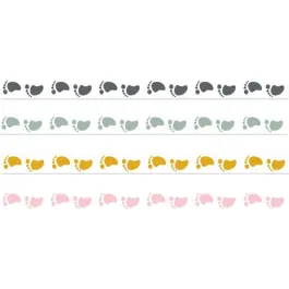 Aanbieding Sierlint babyvoetjes 10mm van RESTYLE 018.7571
