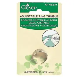 Verstelbare vingerhoed van Clover-h 086.610 Gratis Retour