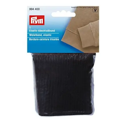 Beste Prijs Prym Elastische boordstof, zwart