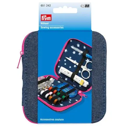 Aanbieding Prym naaiset jeans met roze ritssluiting