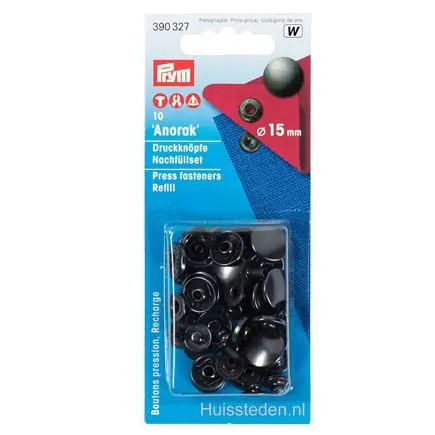 Aanbieding Prym drukknopen navulverpakking, zwart gebronsd Ø15mm