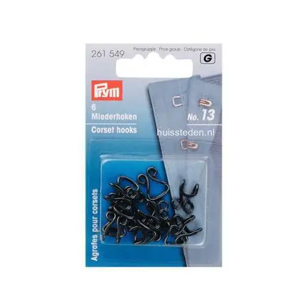 Beste Prijs Prym Korsethaken en -ogen, zwart