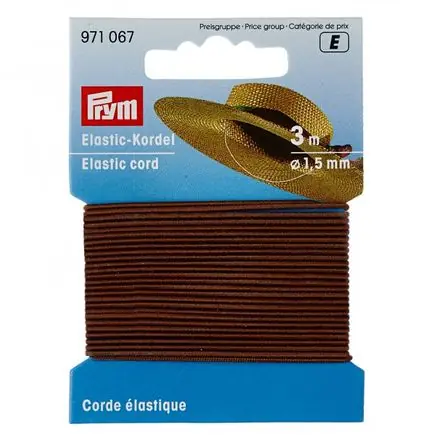 Aanbieding Prym Elastisch koord, bruin Ø1,5mm