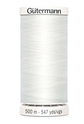 Gütermann naaigaren 800 wit, 500m Flitsaanbieding
