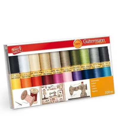 Gutermann Quilt- Naaigarenset Katoen 20st Beperkt Aanbod