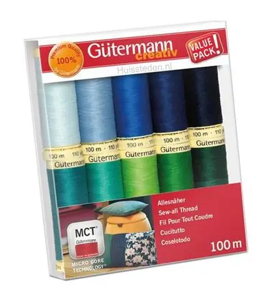 Gutermann Naaigarenset 10st, Col.5 Betrouwbaar