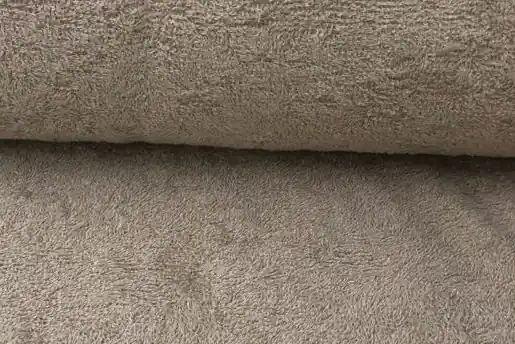 Badstof bamboe stof, dubbelzijdig bruikbaar, beige. BB178 WEEK 13 2025 ! Favoriet