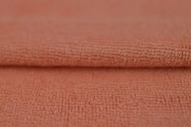 Badstof bamboe, dubbelzijdig bruikbaar, roest. BB445 Beperkt Aanbod