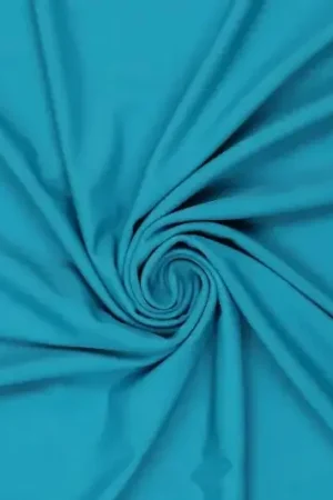 Uitverkoop Travelstof, zware kwaliteit, soepelvallend, petrol blauw. HV671